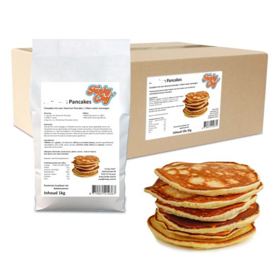 Complete ready-mix for Crêpes/Pancakes zak 10kg