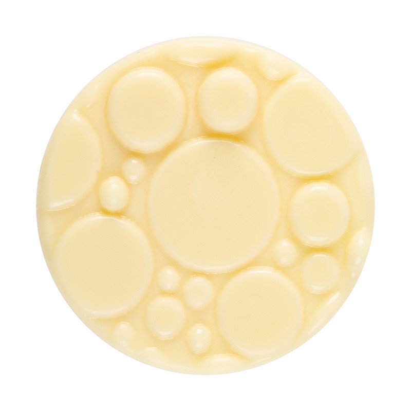 Rondje relief 5 cm wit 75pcs - 494g